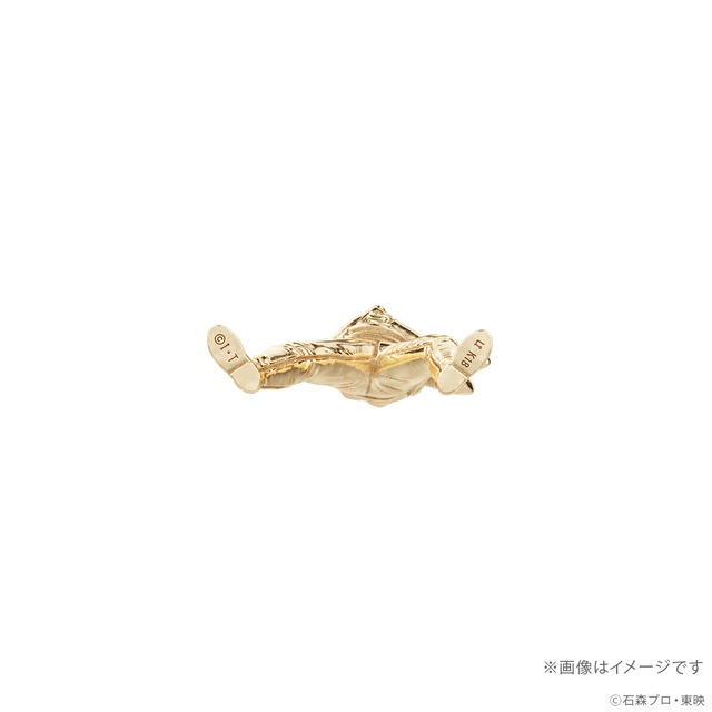 仮面ライダー旧1号　18金ミニフィギュア