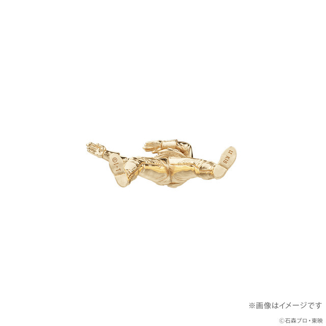 仮面ライダー旧2号　18金ミニフィギュア
