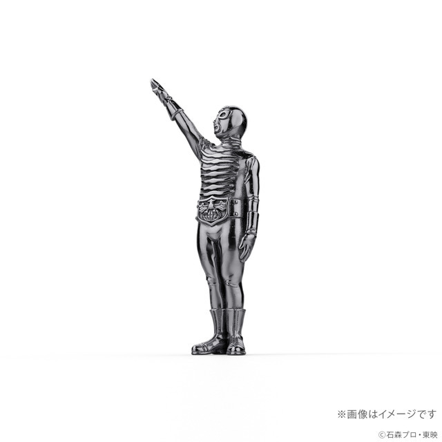 ショッカー戦闘員（骨）　シルバー925ミニフィギュア