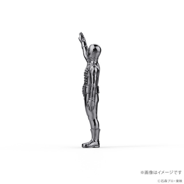 ショッカー戦闘員（骨）　シルバー925ミニフィギュア