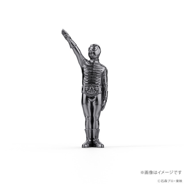 ショッカー戦闘員（骨）　シルバー925ミニフィギュア