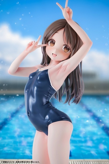 「スク水部 小花りな 1/5スケール塗装済み完成品フィギュア」