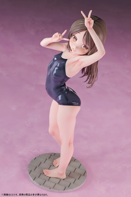 「スク水部 小花りな 1/5スケール塗装済み完成品フィギュア」