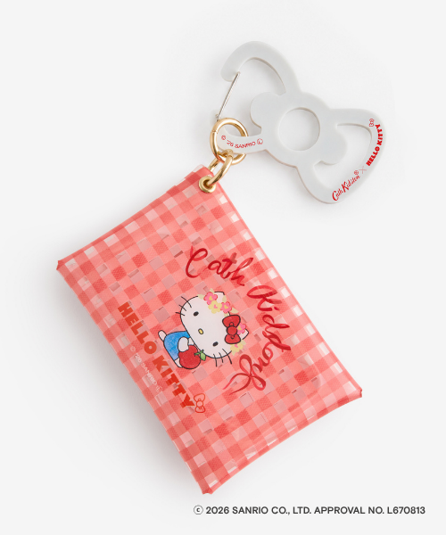 【Cath Kidston × Hello Kitty】 クリアポーチチャーム