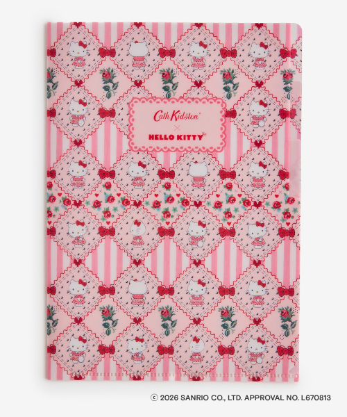 【Cath Kidston × Hello Kitty】 クリアファイル