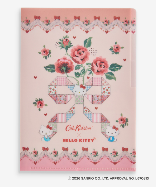【Cath Kidston × Hello Kitty】 クリアファイル