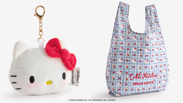 【Cath Kidston × Hello Kitty】 エコバッグinフェイスポーチ