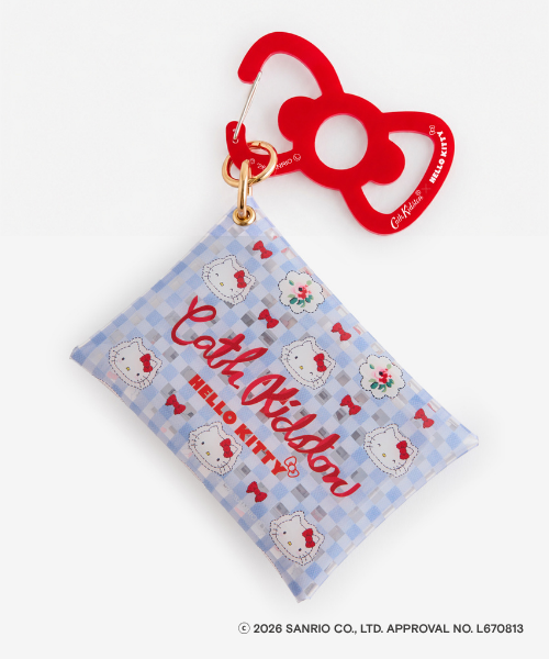 【Cath Kidston × Hello Kitty】 クリアポーチチャーム