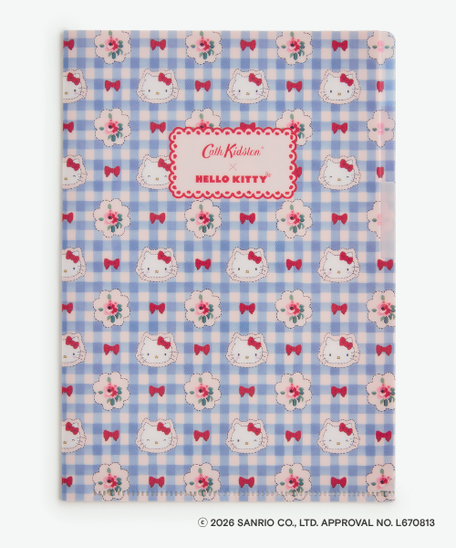 【Cath Kidston × Hello Kitty】 クリアファイル