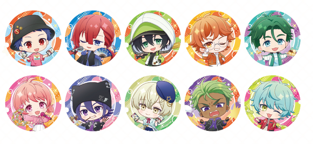 KING OF PRISM × ROUND1 コラボキャンペーン　トレーディング缶バッジ（ミニキャラver.）
