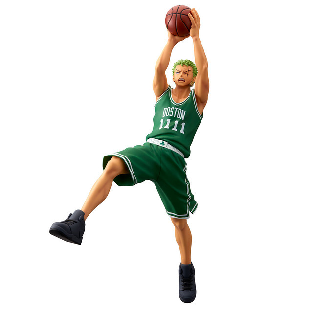 ONE PIECE × NBA MASTER STARS PIECE THE RORONOA ZORO BOSTON CELTICS