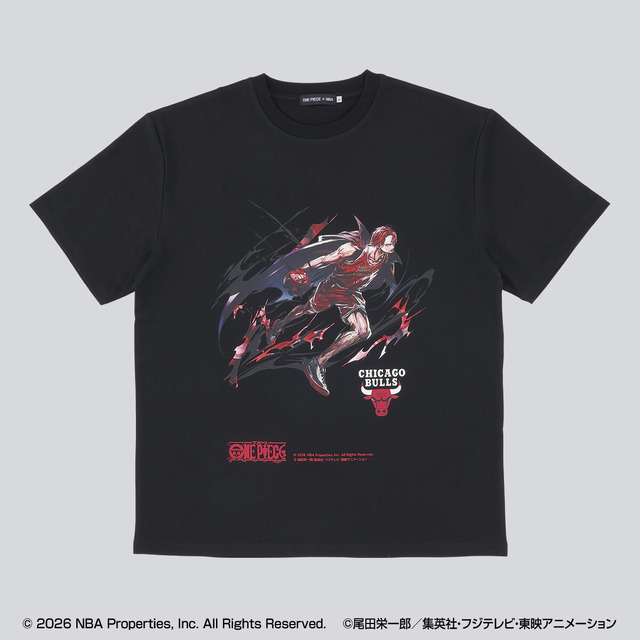 「ONE PIECE × NBA T-Shirts (全7柄 各2色)」