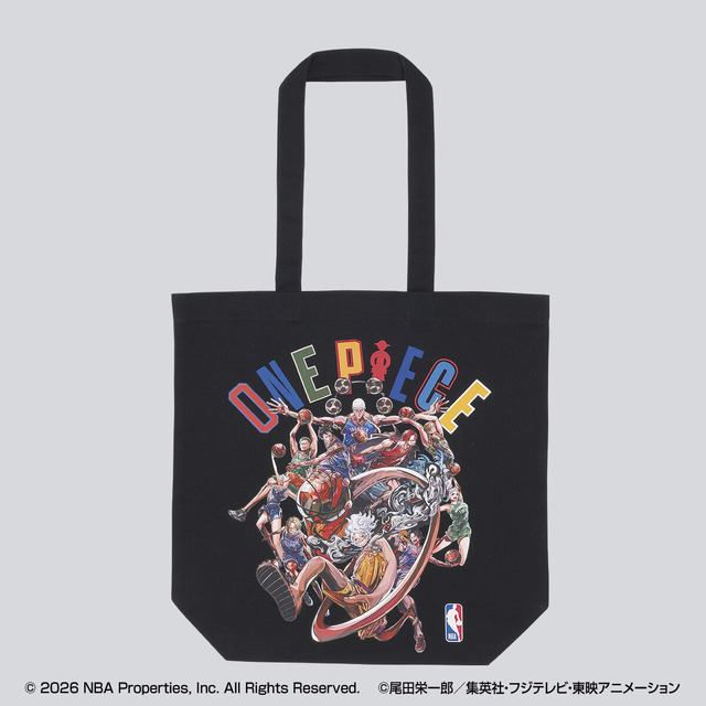 「ONE PIECE × NBA Tote Bag」