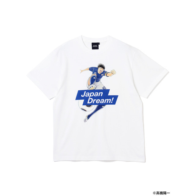 キャプテン翼 × BEAMS MANGART　「翼VICTORY  Tシャツ（ホワイト）」