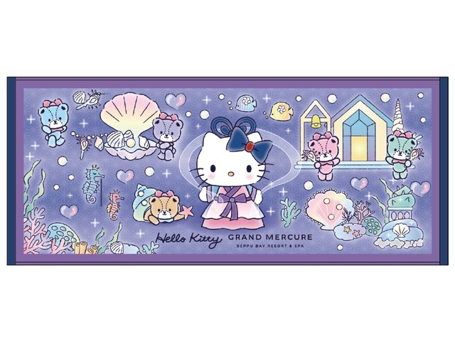 グランドメルキュール別府湾リゾフェオスタオル「TENNYO」