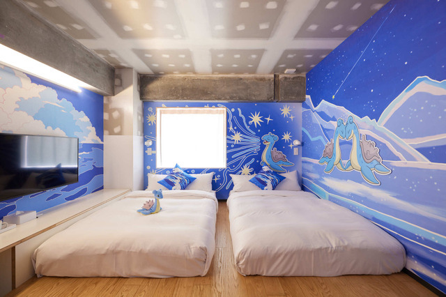 みやぎ応援ポケモン「ラプラス」と宮城県仙台市「OF HOTEL」がコラボ企画を実施　コラボルーム（イメージ）