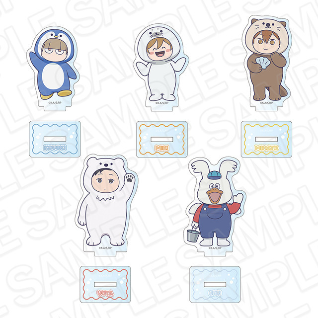 アクリルスタンド(ランダム)　ミニキャラ　水族館 ver.価格：880円（税込）種類数：全5種※ランダム仕様