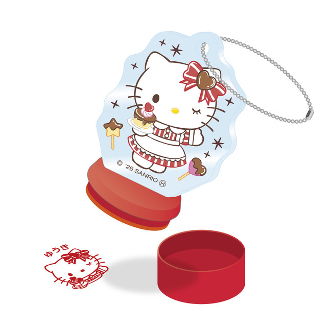 「HELLO KITTY’S SWEETS MARKET -Chocolate lovers-」おなまえきゃらんぷ（全330種）各990円