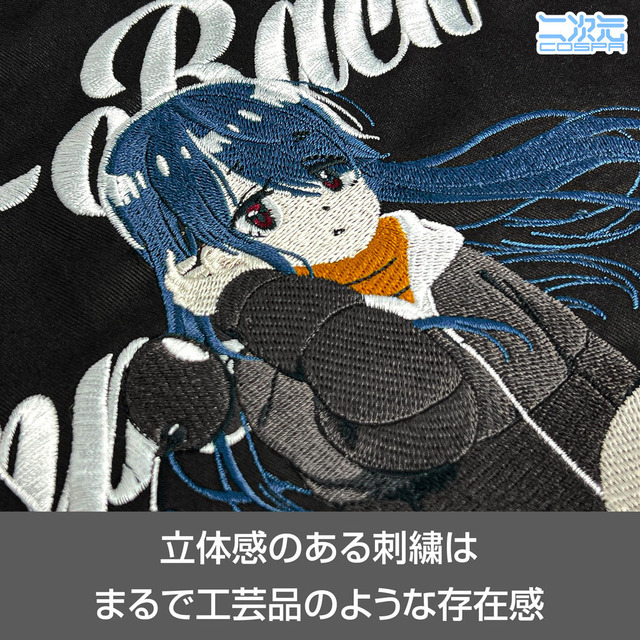★限定★描き下ろし 志摩リン 刺繍ジップパーカー バイクでひといきVer.