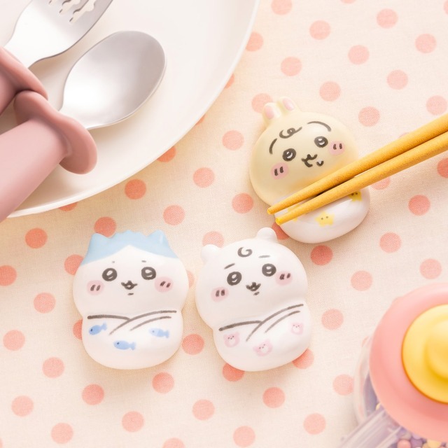 Chiikawa Baby おくるみ箸置き（ちいかわ、ハチワレ、うさぎ）