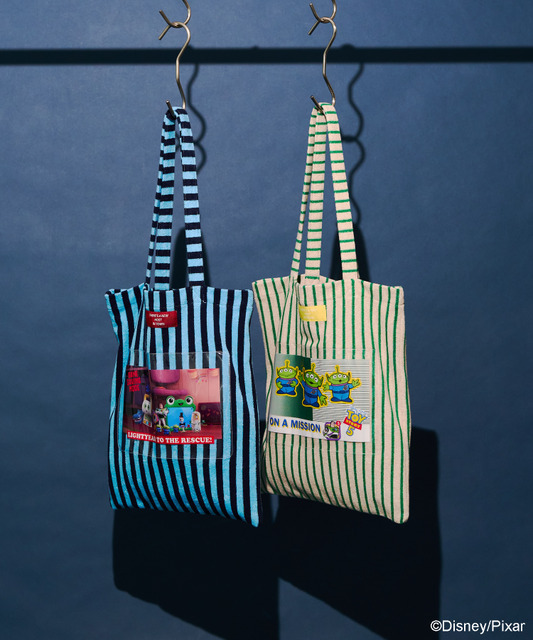 【TOY STORY5】ストライプパイルトートBAG