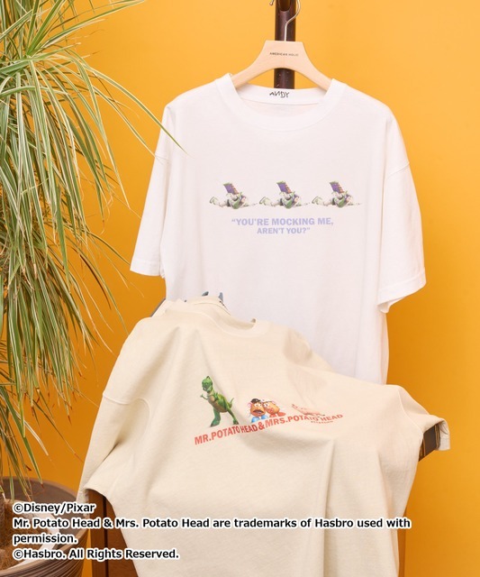 【TOY STORY】 ヴィンテージ加工グラフィックTシャツ