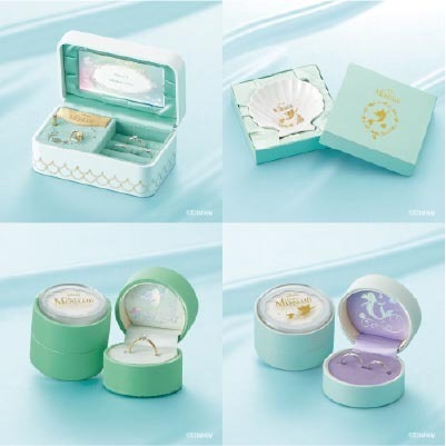『リトル・マーメイド』オルゴールジュエリーBOX、ジュエリートレイ
