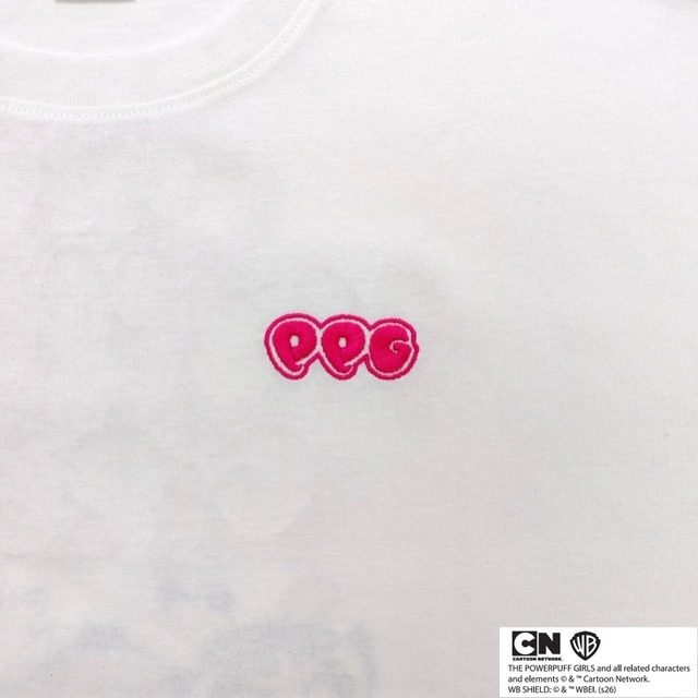 パワーパフガールズ 発泡プリントTシャツ