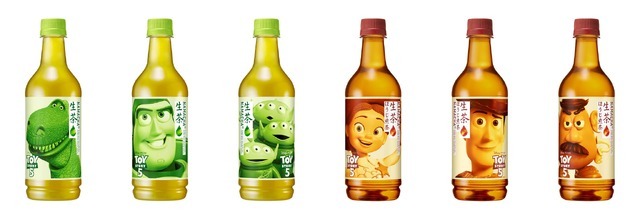 キリン「生茶」「生茶 ほうじ煎茶」トイ・ストーリー限定ラベル