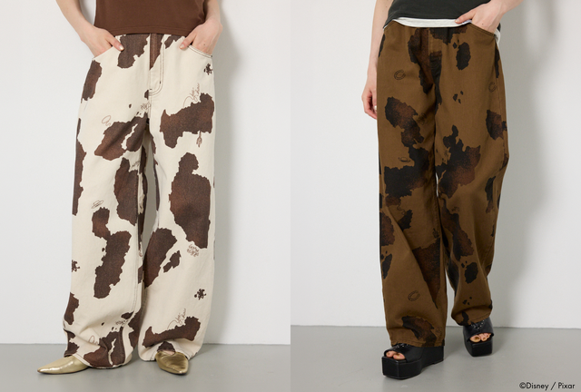 (TOY STORY)COW PATTERNパンツ