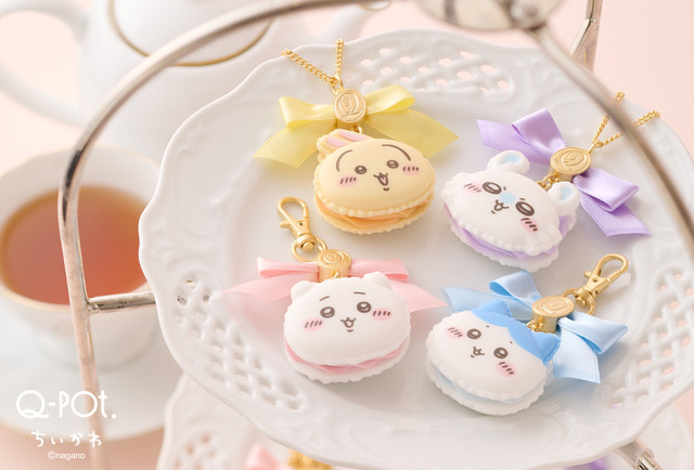 Q-pot.「ちいかわCollection」マカロンネックレス＆バッグチャーム