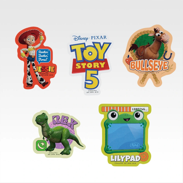 「一番くじ 〈トイ・ストーリー5〉」G賞：フレークステッカー（ランダム全10種）