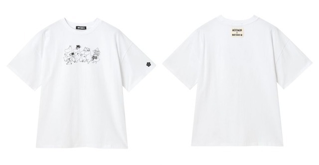 MOOMIN×MQファミリービッグ Tシャツ