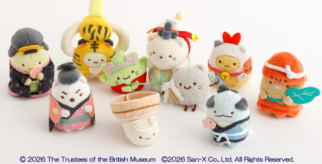『すみっコぐらし』×大英博物館日本美術コレクション展　コラボアイテム一例