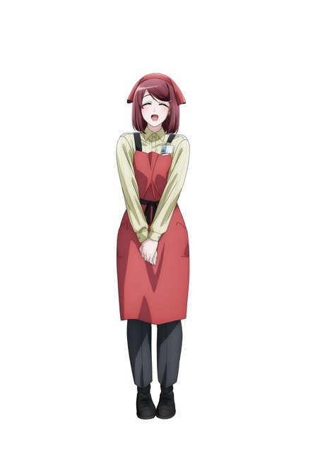 『スーパーの裏でヤニ吸うふたり』キャラクターイラスト(山田)