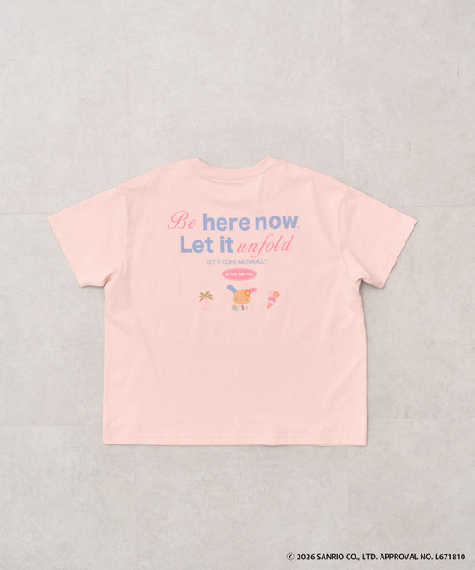 日焼けウサハナバックロゴTシャツ（￥3,490）