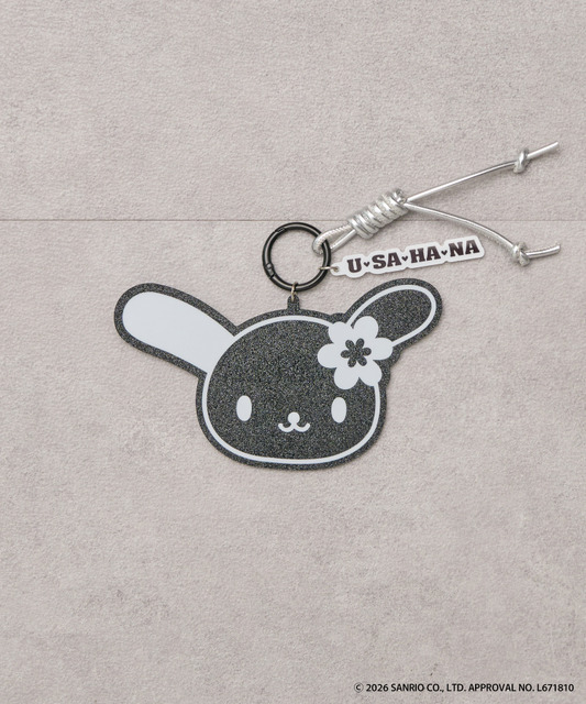 ブラックウサハナビッグサイズアクキーチャーム（￥2,000）