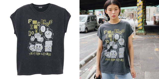 ワイドノースリーブ  FOCUSED ON FOOD　(size:M～L)　4,400円(税込)