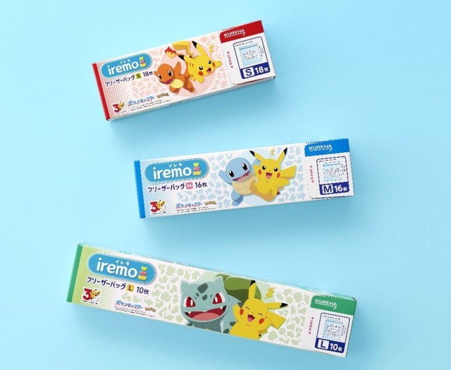 「ポケモンデザイン iremo（イレモ） フリーザーバッグ」