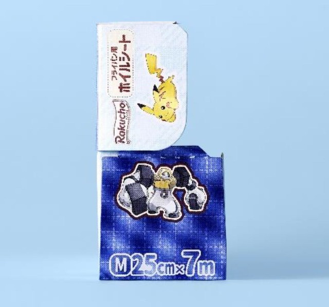 「ポケモンデザイン Rakucho（ラクッチョ） フライパン用ホイルシート M 7m」