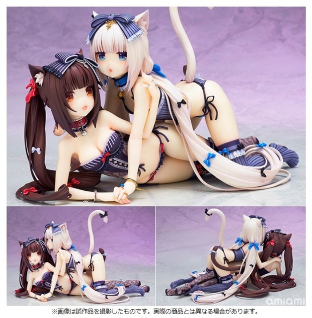 「ネコぱら ショコラ＆バニラ 完成品フィギュア」参考価格：31,680円（税込）（C）NEKO WORKs All Rights Reserved.