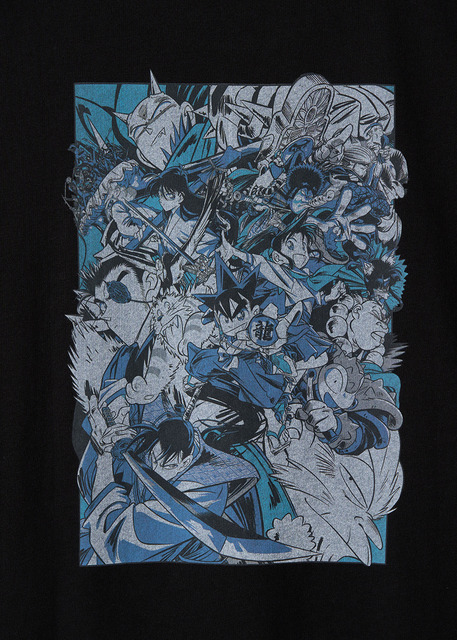 アニメ『真・侍伝YAIBA』×グラニフ　「真・侍伝YAIBA｜ビッグシルエットTシャツ」背面アップ