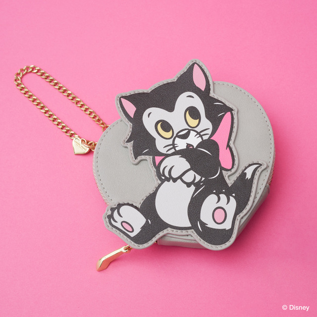 「ディズニー」猫キャラ勢揃い♪ フィガロ、マリー、ルシファー、チェシャ猫がキュート☆お財布・ポーチ・チャーム登場「Samantha Thavasa Petit Choice」