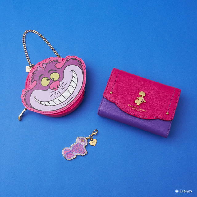 「ディズニー」猫キャラ勢揃い♪ フィガロ、マリー、ルシファー、チェシャ猫がキュート☆お財布・ポーチ・チャーム登場「Samantha Thavasa Petit Choice」