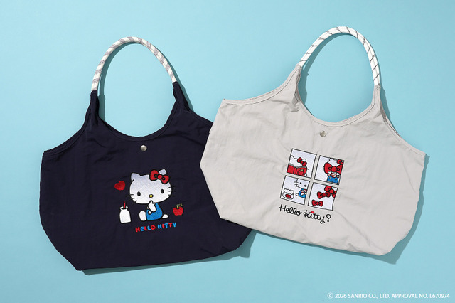 unify × Sanrio characters「ハローキティのリッチな刺繍の2wayショルダーバッグ SUPK-02H」全2色