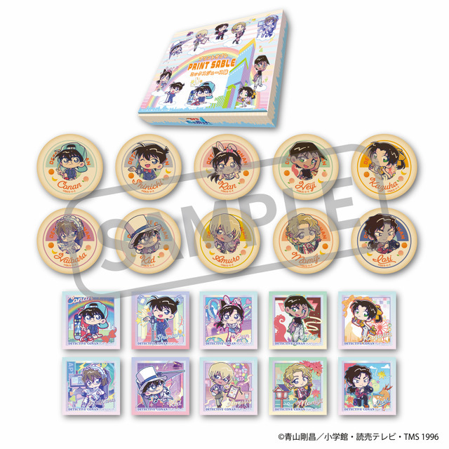 「ハルカス300×名探偵コナン 衝空の晴天台」　コラボグッズ「プリントサブレ ハルカス関西デフォルメ」1箱4個入り