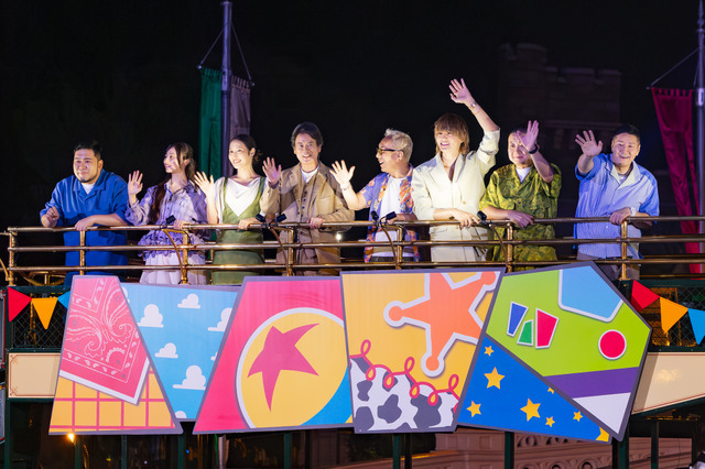 唐沢寿明、所ジョージ、広瀬アリス、佐野勇斗ら声優８名が東京ディズニーランドに大集合！『トイ・ストーリー５』豪華初日イベント