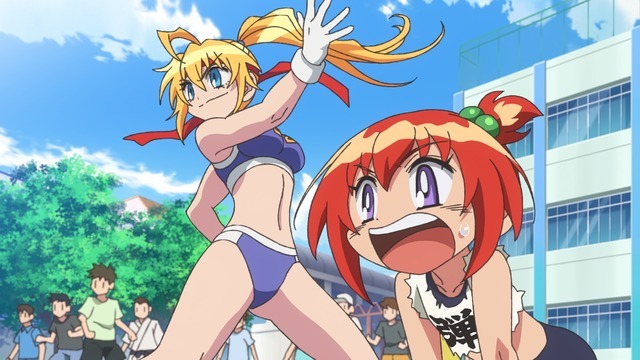 夏アニメ『炎の闘球女 ドッジ弾子』第1話「炎の闘球女！一撃弾子！」先行カット