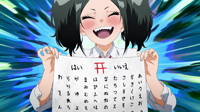 夏アニメ『うしろの正面カムイさん』第2話「コックリさん」先行カット