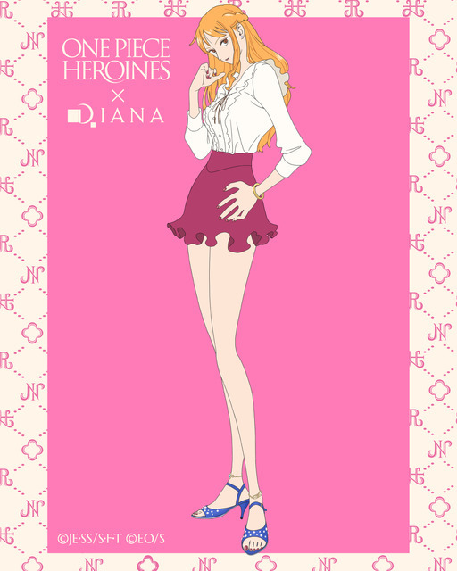 ONE PIECE HEROINES × DIANA コラボサンダル